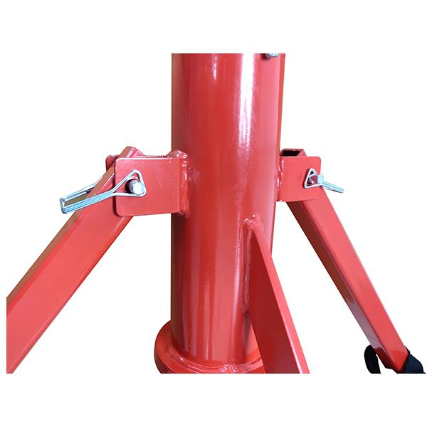 3 Boom 500Lbs Hitch Mounted Truck Crane Swivel Hoist