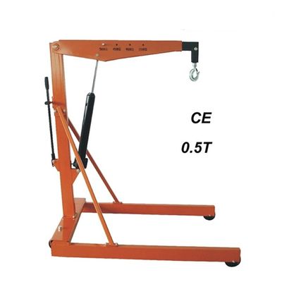 1 Pump Red Pallet Heavy Duty 0.5Ton Engine Hoist And Stand