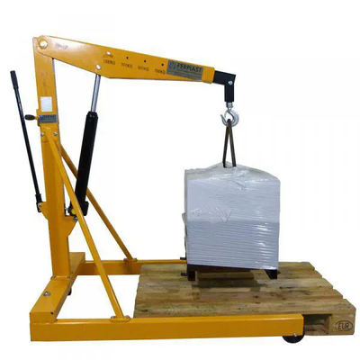 1 Pump Red Pallet Heavy Duty 0.5Ton Engine Hoist And Stand