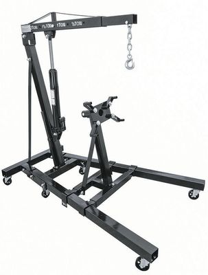 Vehicle Repair Hydraulic Foldable 2Ton Engine Hoist And Stand