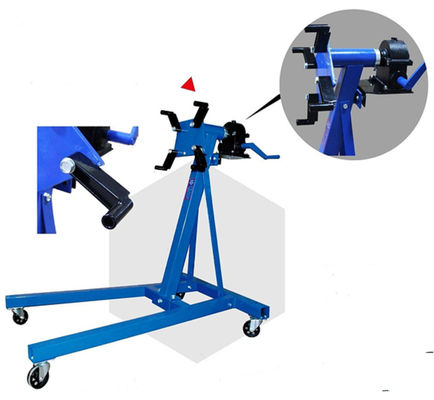 2000LB Powder Coating rotating engine and gearbox support stand
