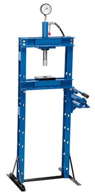 Spring Return Adjustable 20 Ton Hydraulic Press With Gauge