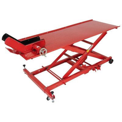 1000lbs Scissor CE 1 Cylinder Hydraulic Motorcycle Lift Bench