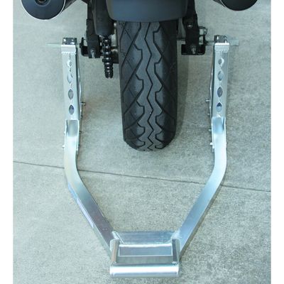 Lightweight Swingarm 750LBS Motorcycle Rear Stand Spools