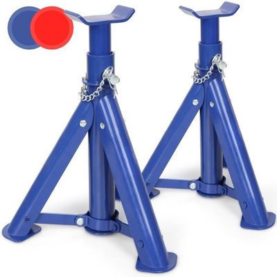 Foldable 2 Pieces Each 2000kg Parking Hydraulic Jack Stands