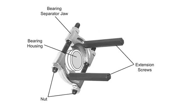 14Pcs Bar Type Long Jaw Wheel Bearing Hub Puller Tool