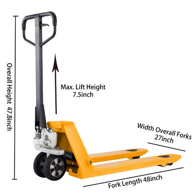 Heavy Duty 2.5ton Warehouse Hydraulic Hand Pallet Truck