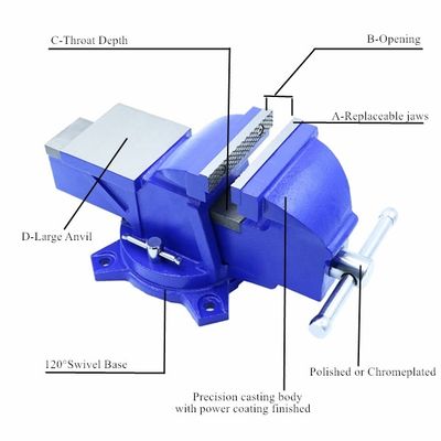 Swivel Machine Vice |  Bench Vice With  Universal Vertex Rotating Table