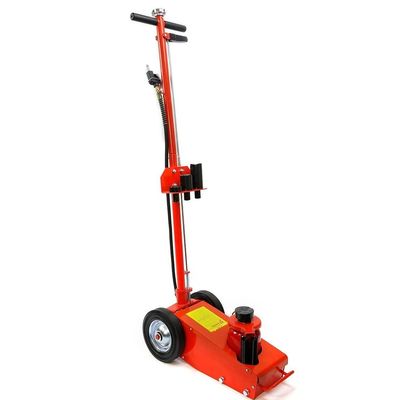 Red Color 35Ton Air Hydraulic Floor Jack With Oil Paint