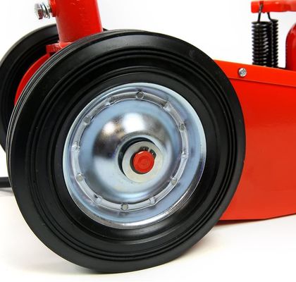 Red Color 22T Air Powered Floor Jack Grease Resistant