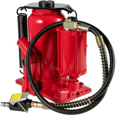 20 Ton Air Hydraulic Bottle Jack With Safety Overload Valve
