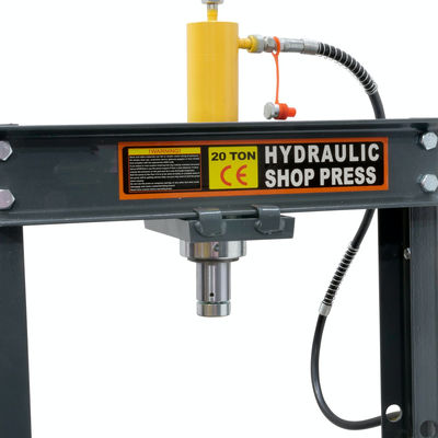Industrial 120mm Stroke cylinder Hydraulic 20 Ton Shop Press With Gauge