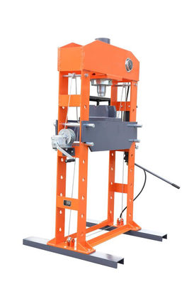 Powder Coating 75 Tonne Workshop Hydraulic Press With Pressure Gauge