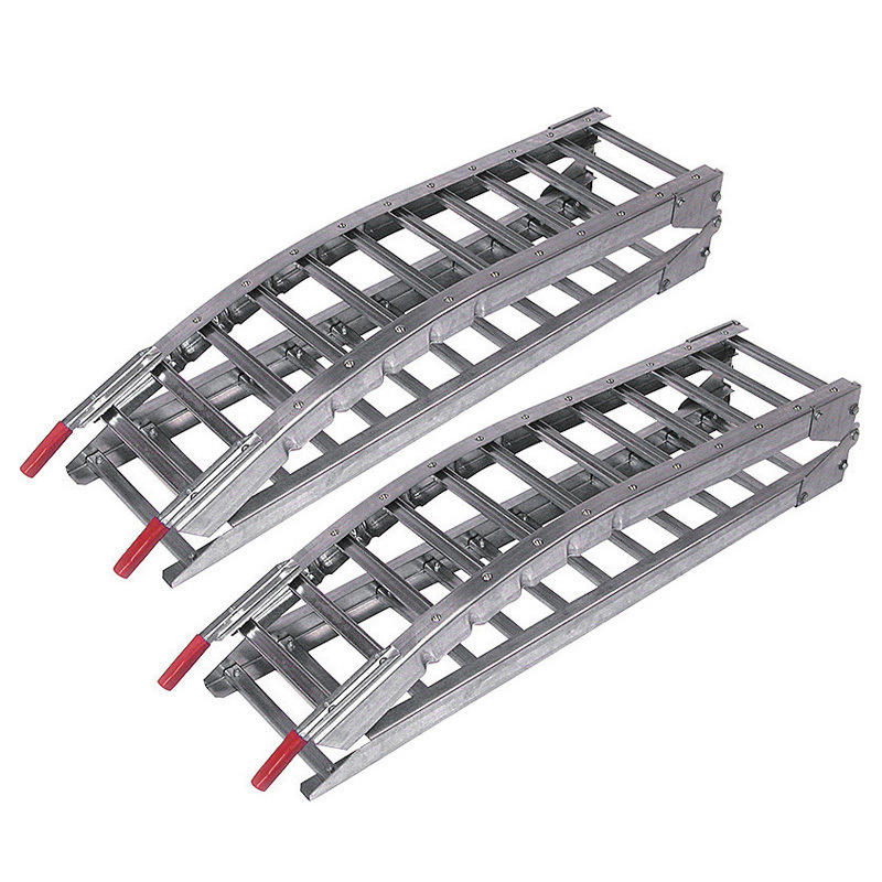 Solid Arch Ramp YD25-001 Arched Steel Ramps: 1400LBS/Pair, 213cm, Bi-Fold for ...