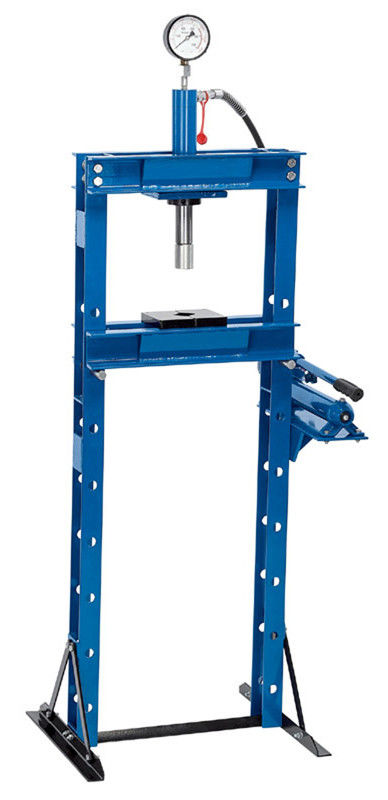 Spring Return Adjustable 20 Ton Hydraulic Press With Gauge