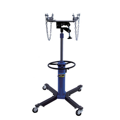 0.5T Car Repair Hydraulic Transmission Jack 820-1768mm Height + 4 Swivel Castors