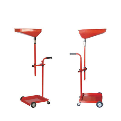 YD44-014 15L Industrial Oil Drainer: 15-30cm Height, 360° Rotation, 2.5" Casters, for Machine Tools/Workshops