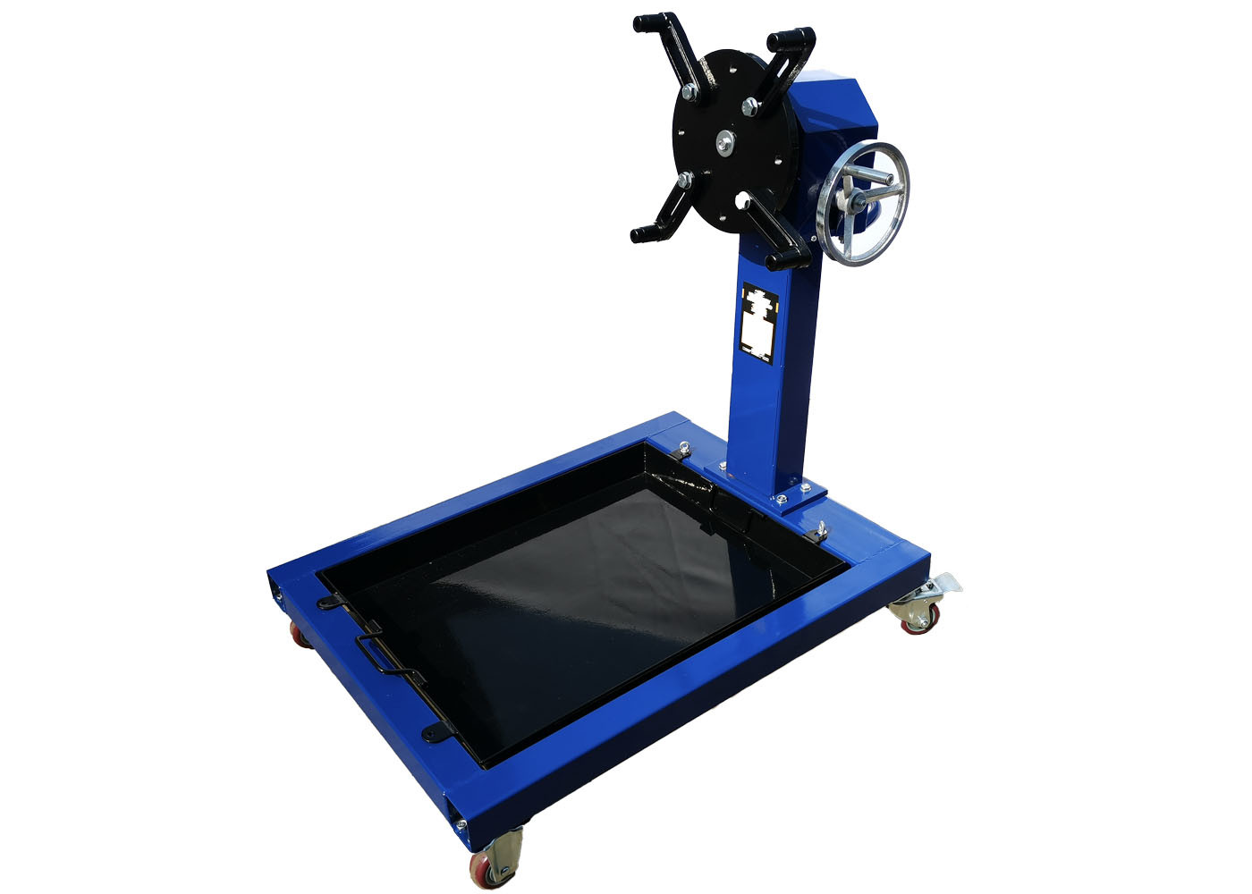 360 Swivel Blue Gearbox 300KG Engine Hoist And Stand